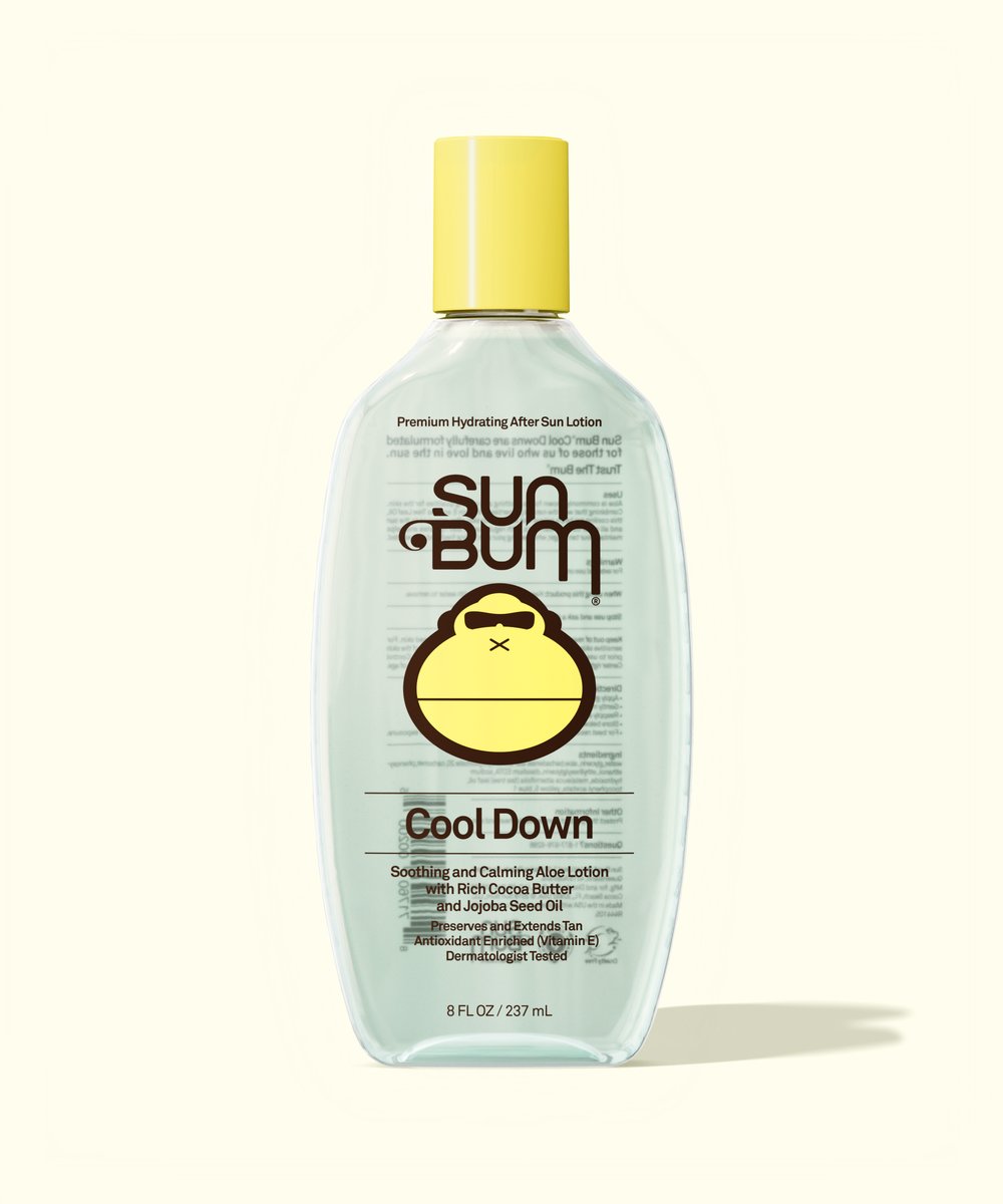 Sun Bum Cool Down after-sun aloe gel 8oz bottle for instant cooling