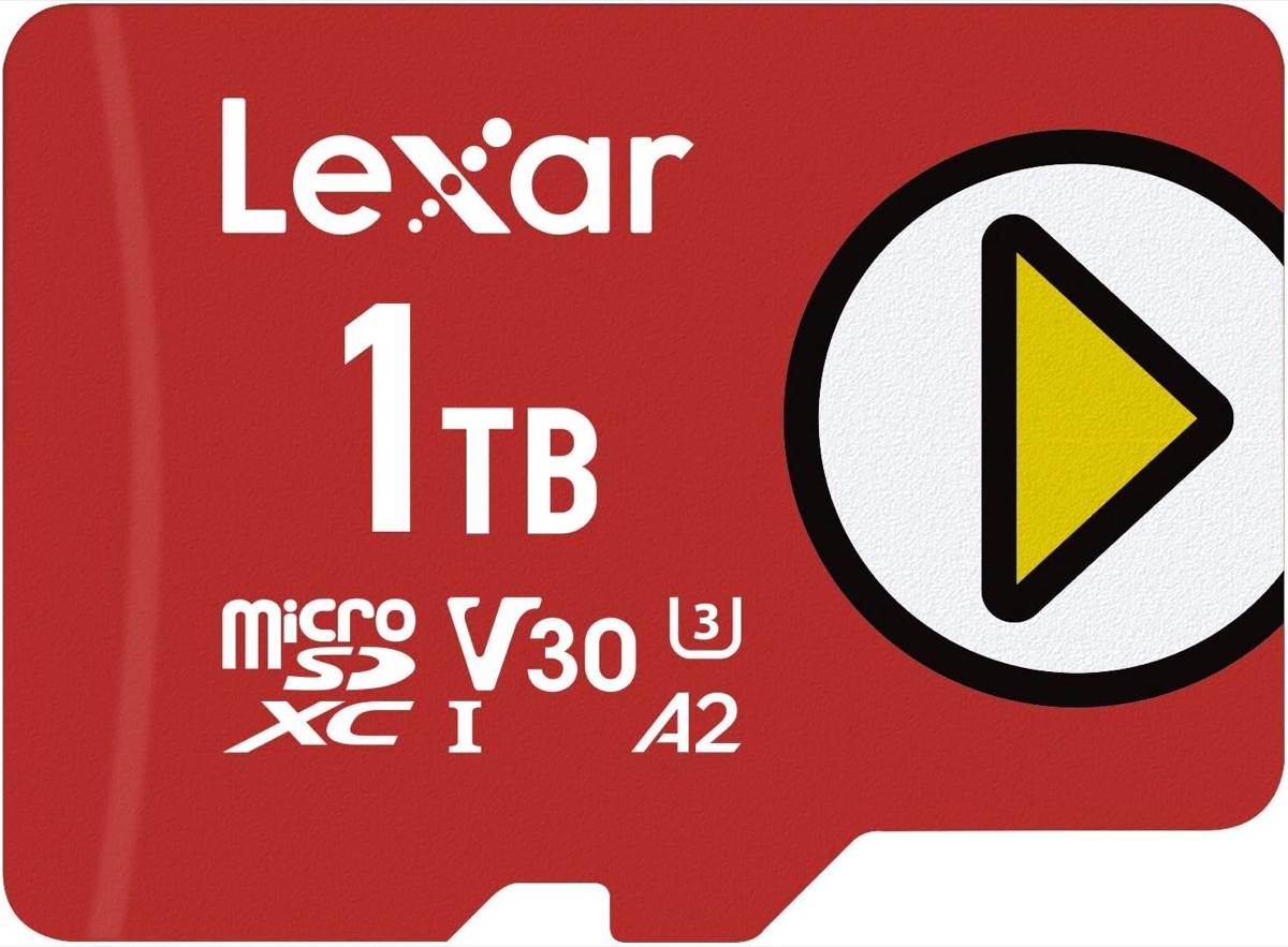Lexar PLAY 1TB microSDXC memory card