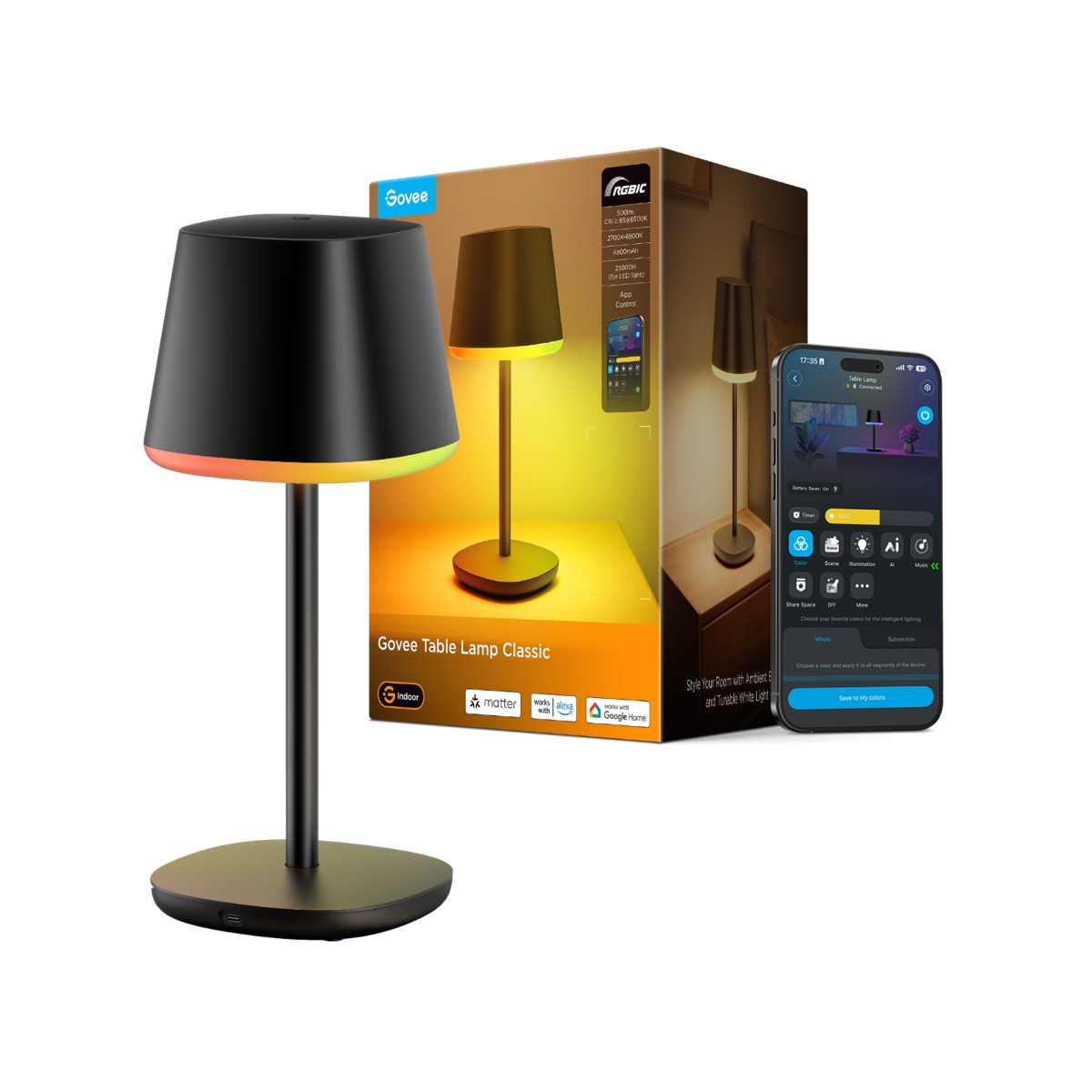 Govee Cordless Table Lamp