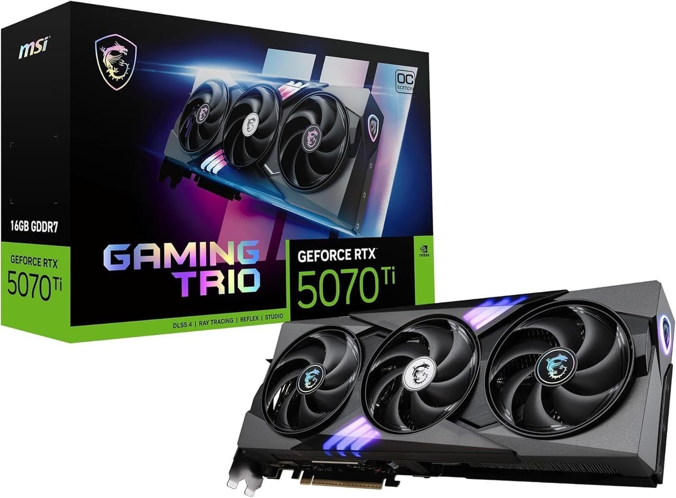 MSI GeForce RTX 5070 Ti Gaming Trio OC graphics card