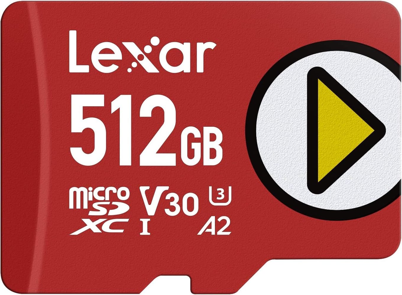 Lexar PLAY 512GB microSDXC UHS-I A2 memory card for the Steam Machine