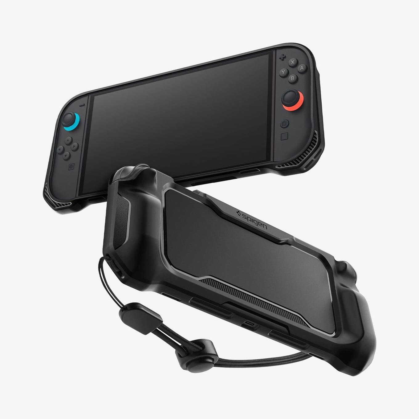 Spigen Rugged Armor case for the Nintendo Switch 2 in matte black
