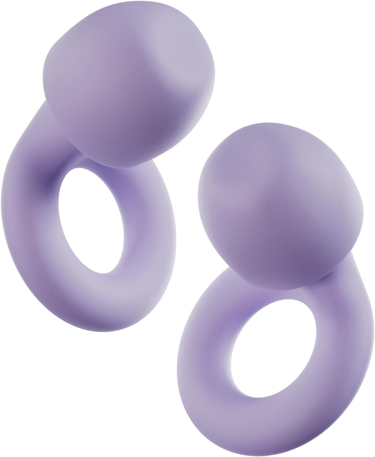 Loop Quiet 2 reusable silicone earplugs in black with circular ring design and four sizes of soft silicone tips