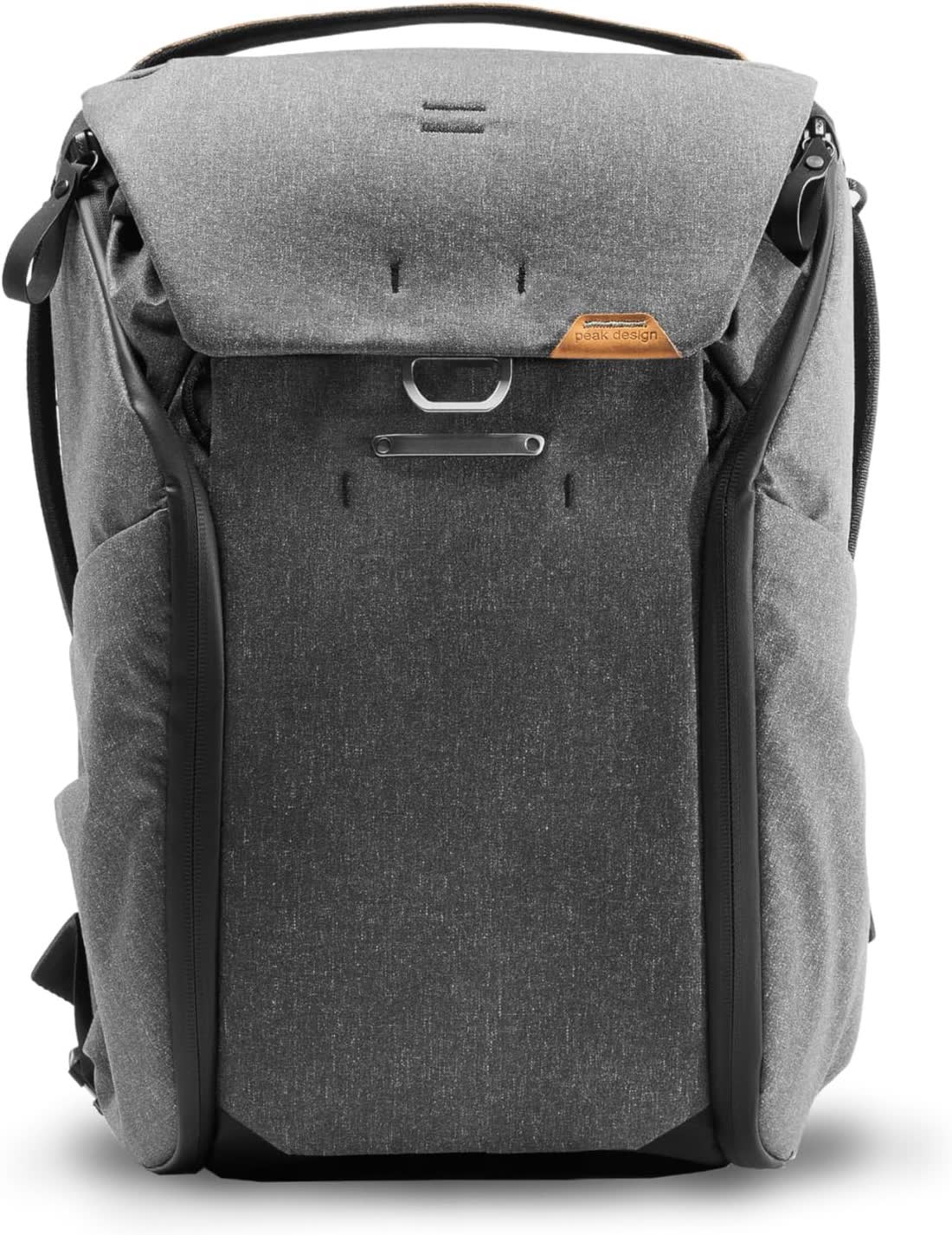 Peak Design Everyday Backpack 20L charcoal camera backpack with MagLatch top and structured front panel