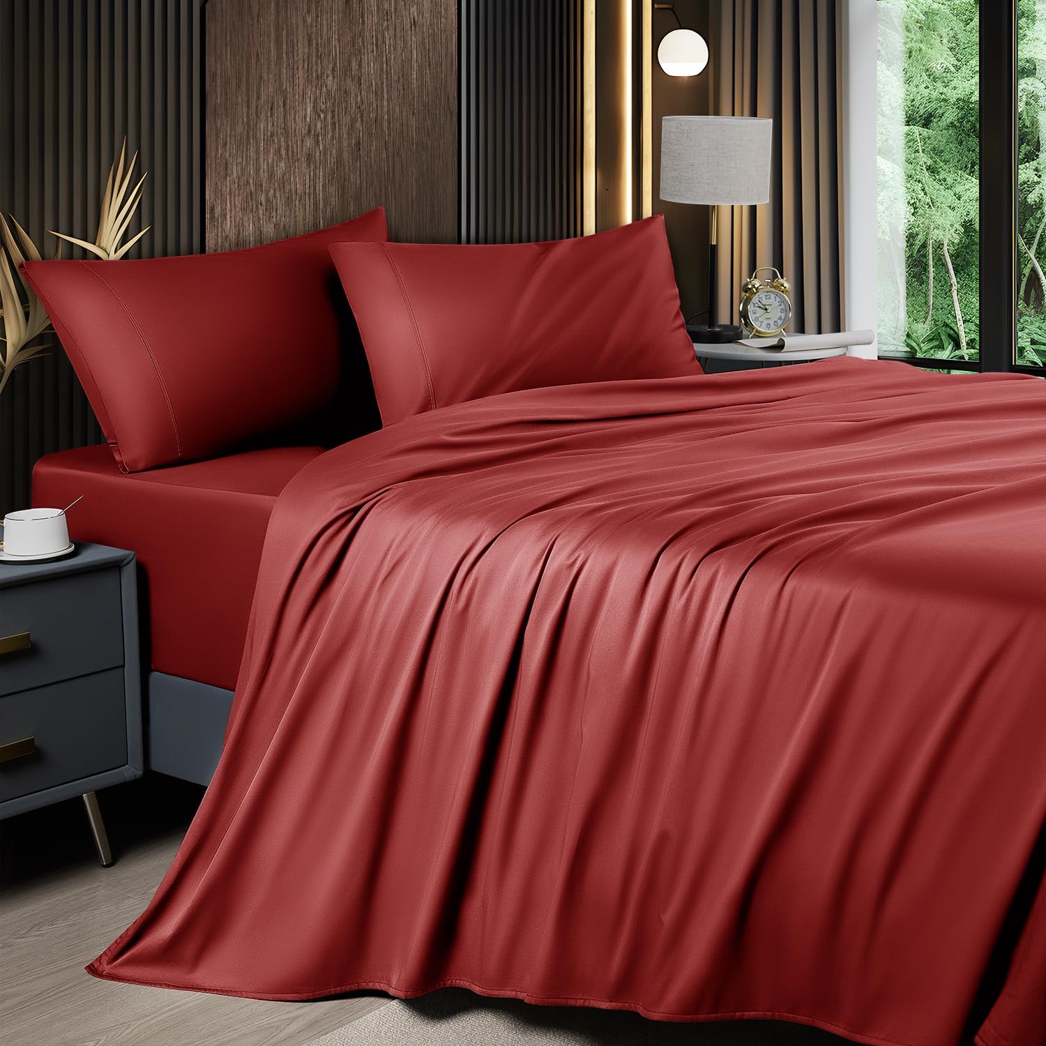 Shilucheng cooling bamboo sheet set folded