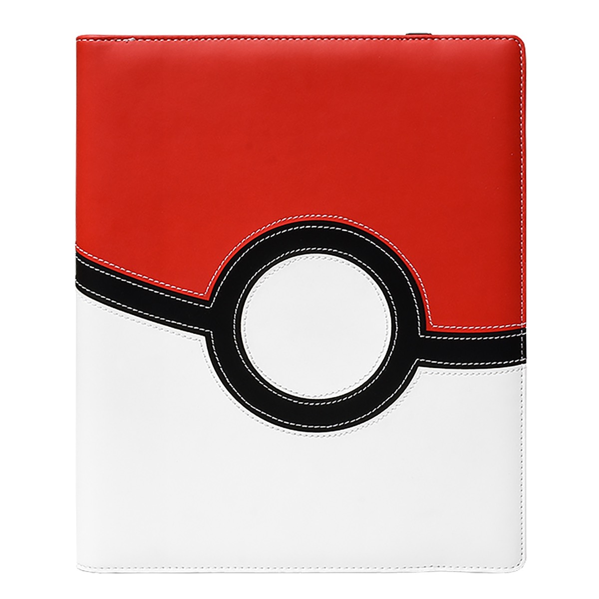 Ultra PRO Poké Ball Premium 9-Pocket PRO-Binder with red and white leatherette Poké Ball stitched design