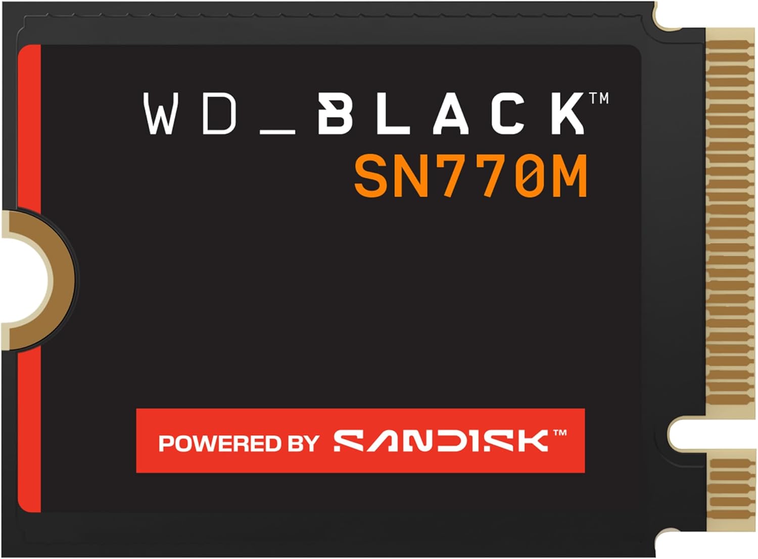 WD_BLACK SN770M compact M.2 2230 NVMe SSD for handheld gaming devices